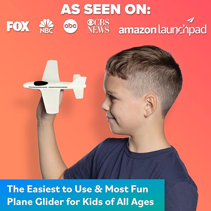 Airplane Toy Foam Glider: Airplane Toys For 3 Year Old & Airplanes For Kids 2-4 Toy Airplane For Boys&GirlsFoam Model Plane & Planes Air Plane Toy, Toddlers-CubbioJoy