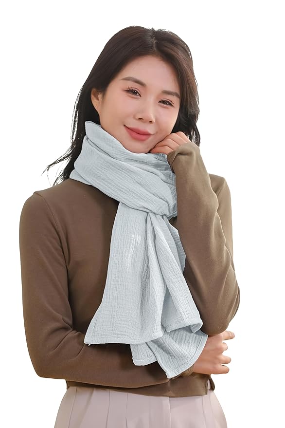 2-Pack Nursing Covers for Breastfeeding, 100% Organic Cotton Muslin Breastfeeding Cover, Multi-Use Nursing Scarf, Car Seat Canopy, Stroller Cover, Soft Breathable Baby Blanket Grey-CubbioJoy