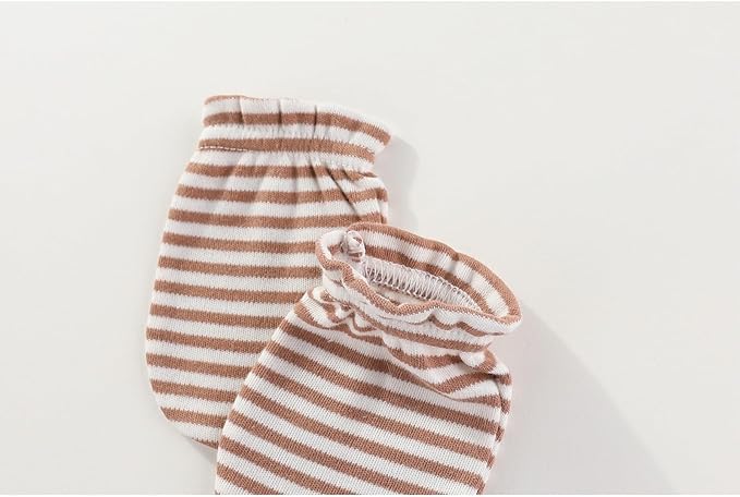 5 Pairs Baby Not Scratch Mittens 0-6 Months New Born Boy Girl Gloves Cute Infant Accessories-CubbioJoy