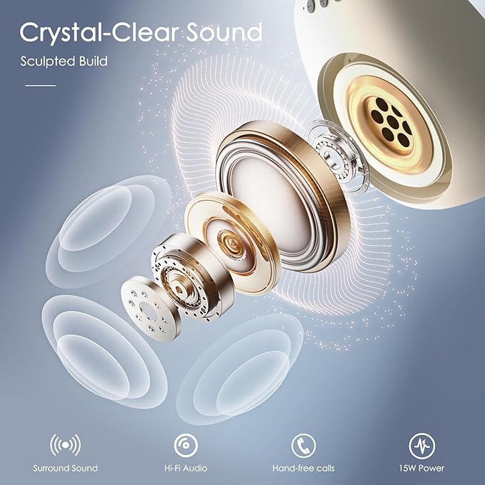 Karaoke Machine for Kids Adults Portable Bluetooth Speaker with 2 Wireless Microphones LED Lights Artistic Design 8-Hour Battery Support Family&Party Choice Fun for All Ages Gifts-CubbioJoy