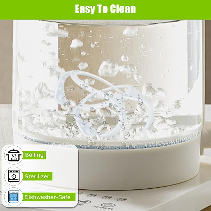 6 Pack Baby Bottle Handles for Tommee Tippee Baby Bottles, Easy Grip Bottle Holder for Newborn-CubbioJoy