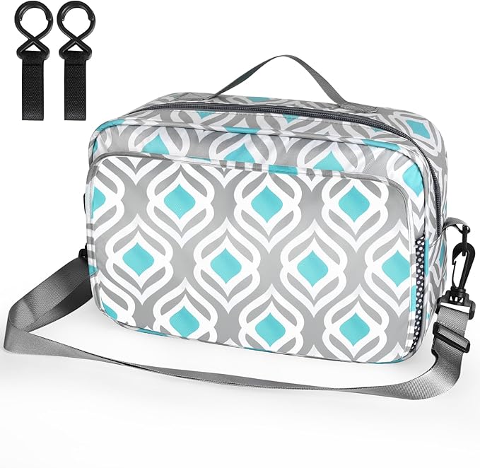 Accmor Stroller Organizer, Universal Stroller Organizer with Insulated Cup Holder Pocket, Dual Purpose Large Capacity Stroller Bag Caddy, Stroller Accessories Fits for Uppababy, Doona, Nuna Strollers-CubbioJoy