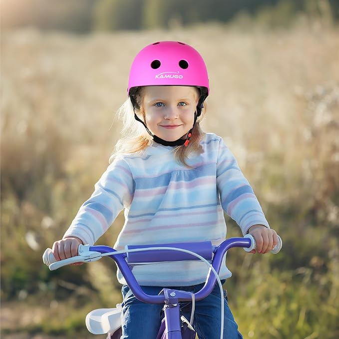 KAMUGO Kids Bike Helmet,Toddler Helmet Adjustable Kids Bicycle Helmet Girls Or Boys Ages 2-8/8-14 Years Old Multi-Sports for Cycling Skateboard Scooter-CubbioJoy