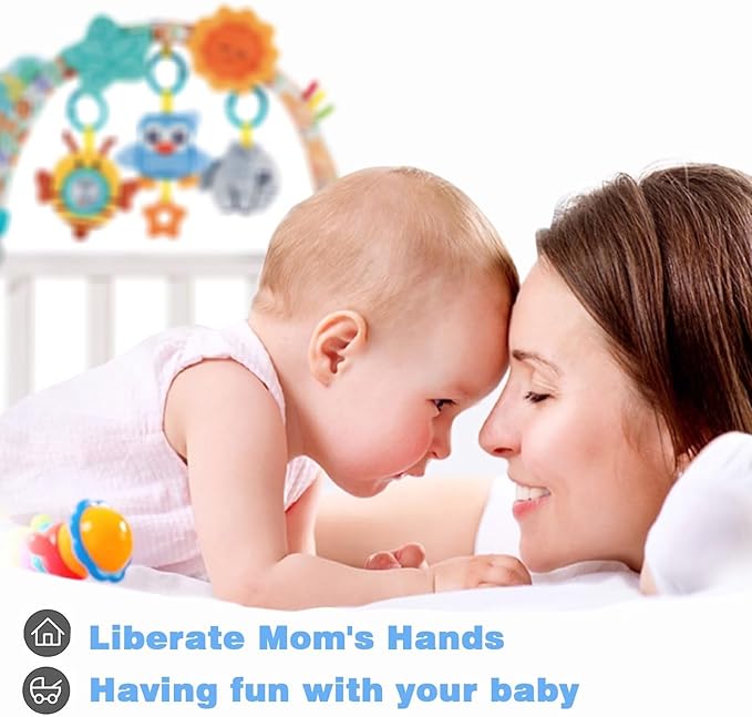 Baby Stroller Arch Toys, Pau1Hami1ton Car Seat Toys,Baby Gifts.S-19(Blue Owl)-CubbioJoy