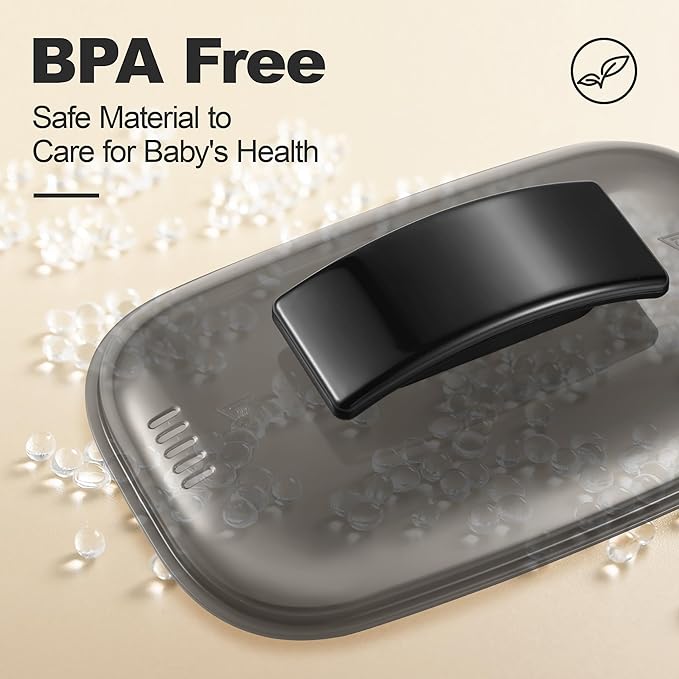 Baby Bottle Steamer, 3-in-1 Bottle Steamer and Dryer, Easy One-Dial Control Electric Steam Bottle Dryer for Baby Bottles, Baby Stuffs & Breast Pump Accessories-CubbioJoy