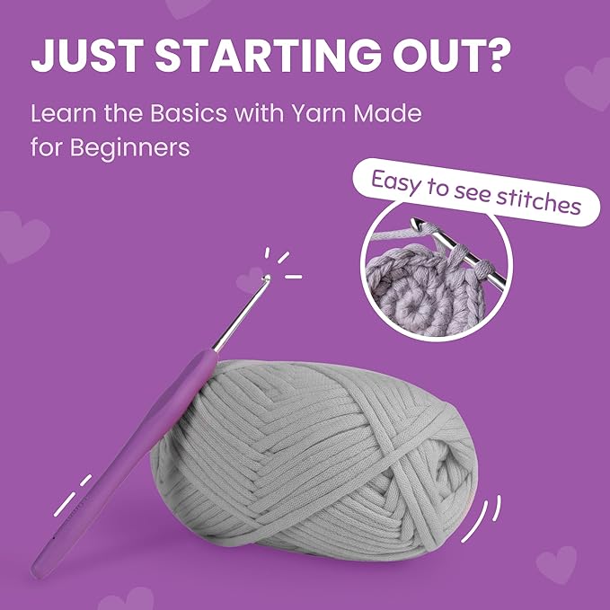 Cookie Box Crochet Kit for Beginners - Learn to Craft Amigurumi Stuffed Animals - Knitting Gift for Kids and Adults - Beginner-Friendly Yarn - Stitch-by-Stitch Video Tutorial - Koala Coal-CubbioJoy