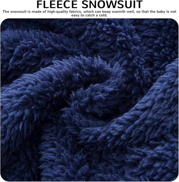 Baby Boy Girl Snowsuit Winter Warm Clothes Coat Infant Jumpsuit Toddler Outfit-CubbioJoy