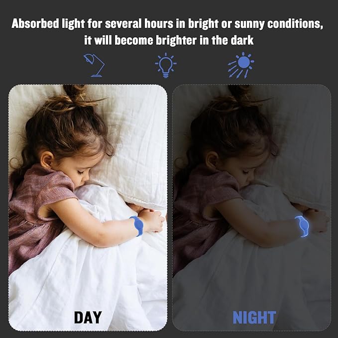 4 Pack Waterproof AirTag Bracelet for Kids, Hidden Silicone Wristband for AirTag, GPS Tracker Case for Air Tag Holder Strap Band for Child Toddler, Secure Anti-Loss Protection-CubbioJoy