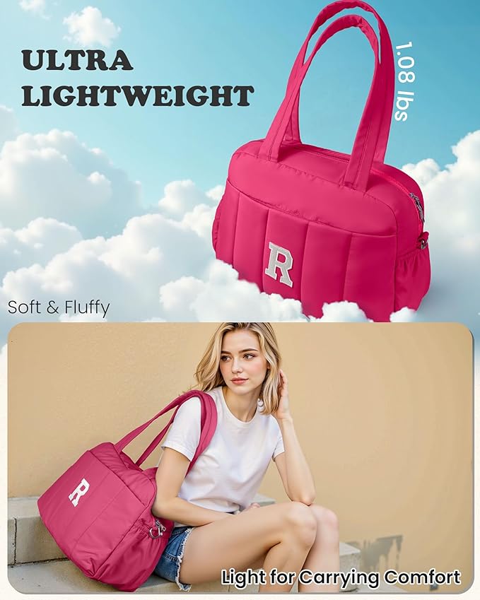 Dance Bag, Kid Weekender Bags，Teen Girl Gifts-Overnight Bag with Wet Pocket，Lightweight Travel Tote Personalized Cheer Bags with Makeup Pouch-CubbioJoy