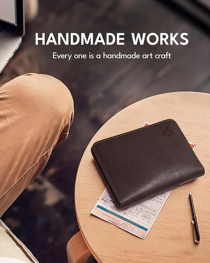 ALLIVE Passport Holder for Travel Women Men,Genuine Leather Passport Cover Wallet,Travel Must Haves Airport Essentials Travel Gifts Brown-CubbioJoy