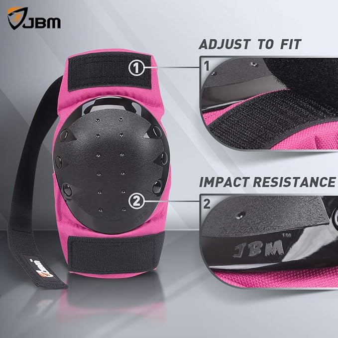 JBM Adult & Kids Knee Pads Elbow Pads and Wrist Guards for Inline Skating, Roller Skating, Skateboarding, Scootering-CubbioJoy
