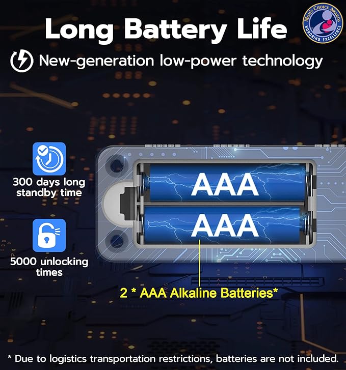 Anweller Smart Cabinet Lock, Hidden No Drill Keyless Electronic Digital Bluetooth RFID Magnetic Child Safety Baby Proofing Drawer Lock for Cupboard Closet Liquor Adults Secret Cabinets - Black Green-CubbioJoy