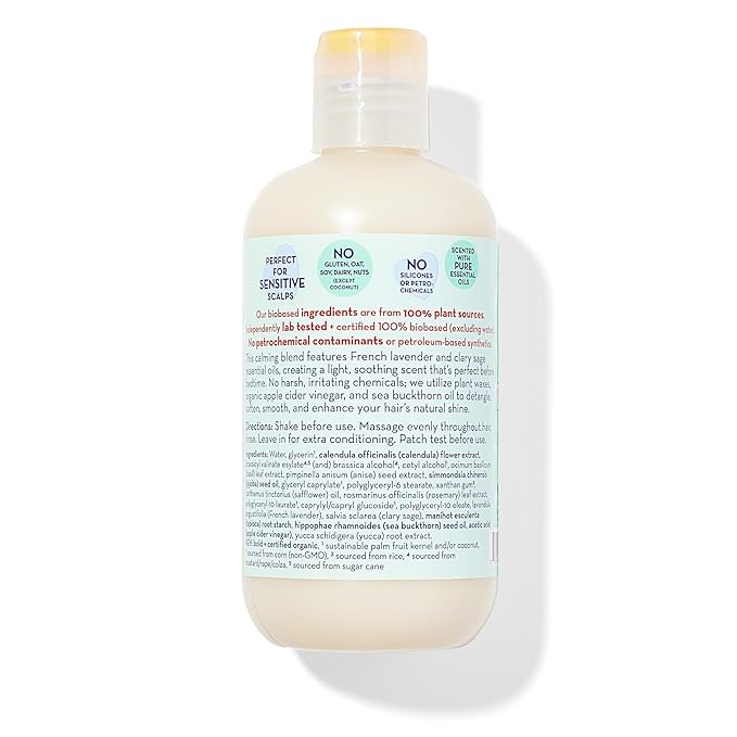 California Baby Calming Hair Conditioner | 100% Plant-Based Kids Conditioner | Rinse-out or Leave in Conditioner | Lavender Scent | 251 mL / 8.5 oz-CubbioJoy