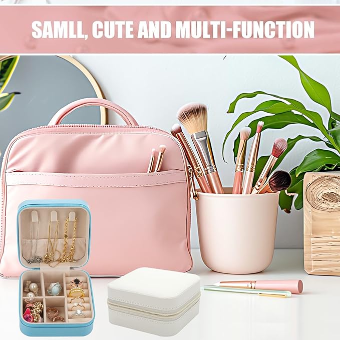 Bridesmaid Proposal Gifts Letter Cosmetic makeup bag bulk for Wedding Party Favors Bachelorette party decorations Toiletry Organizer Bag Makeup Case Gift (8, Gold)-CubbioJoy