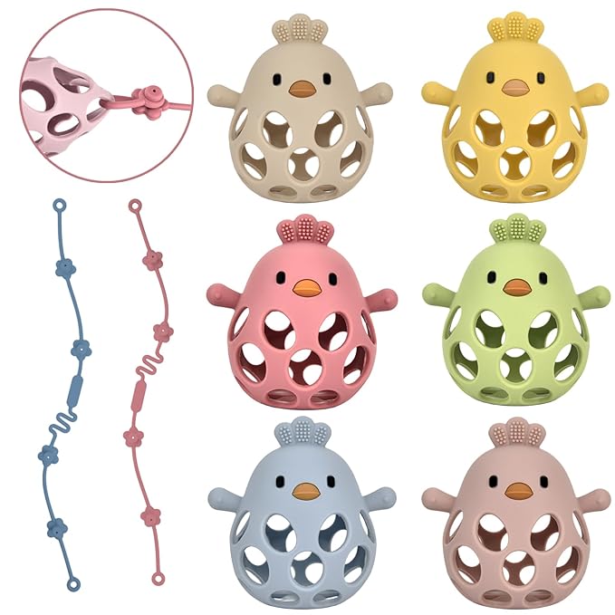 Baby Teething Toys, Teething Toys, Teethers for Babies 3-6 Months, Baby Chew Toys, BPA Free Teether Mitten with Soft Texture for Sensory Exploration and Itching Teething Relief-CubbioJoy