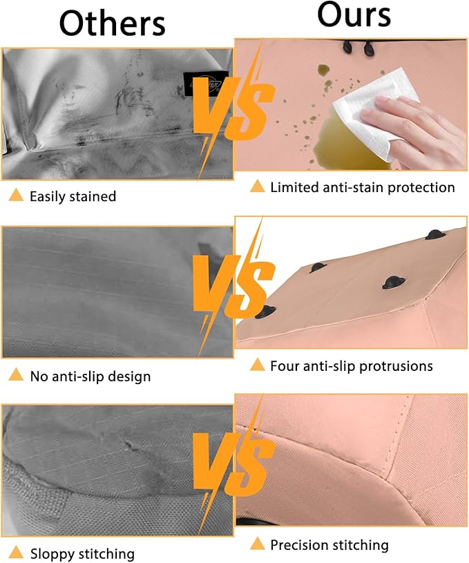 Car Seat Travel Bag for Airplane,Infant Seat Travel Bag with Shoulder Strap,Padded Car Seats Backpack with Reflective Stripes,Large Carseat Carrier Bag Travel Car Seat Cover,Flesh Pink-CubbioJoy