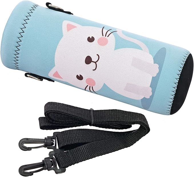AUPET Water Bottle Bag Carrier,24oz/32oz Insulated Neoprene bottle Sling Holder Case Pouch Cover for 1000ML/750ML Bottles with Shoulder Strap for walking-CubbioJoy