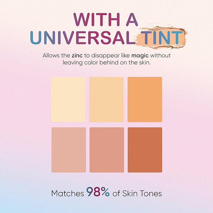 Kid's Sunscreen Starter Kit – Tinted Mineral Sunscreen for Face & Body with SPF 30, Shade Brush, Travel Bag & UV Card – Non-Nano Zinc, Reef Safe, Water Resistant & Hypoallergenic Skin Care-CubbioJoy