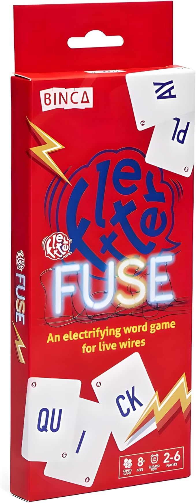 Card Game - Fletter Fuse, Fast-paced Word Game for All Ages, Fun for Family Game Night, Vocabulary Building, Gifts for Kids Ages 8, 9, & 10 Years-CubbioJoy