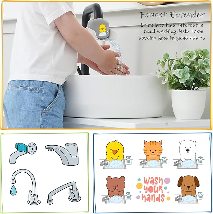 Blue Toddler Step Stool for Bathroom Sink, 2 Step Stool for Kids Kitchen Sink, Heavy Duty Stepping Stool for Toddlers Toilet Potty Training (2 Pack, White-Blue)-CubbioJoy