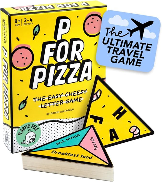 Big Potato P for Pizza: Family Card Game | Great for Adults and Kids | Perfect for The Holidays and Family Game Night | Compact Card Game-CubbioJoy