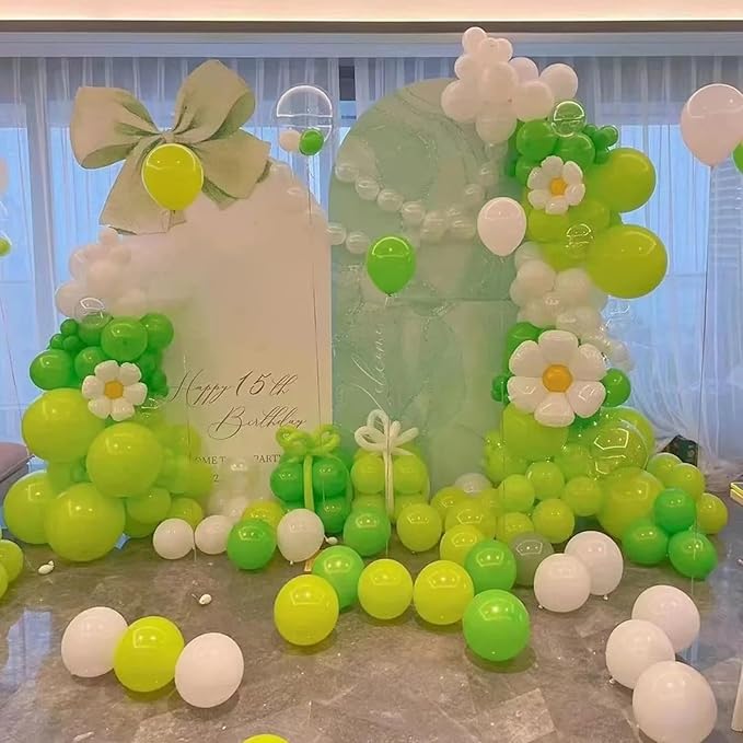 140pcs Light Green Round Balloons Different Sizes 18 12 10 5 Inch Latex Balloons for Arch Decoration Party Balloon Kit for Graduation Birthday Party Wedding Balloon Baby Shower Decoration-CubbioJoy