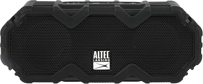 Altec Lansing LifeJacket Mini - Waterproof Bluetooth Speaker with Lights, Portable Wireless Speaker for Pool, Beach, Hiking, Sports, Camping, 16 Hour Playtime, Floats in Water-CubbioJoy