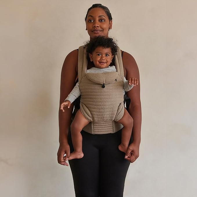 Bumpsuit Baby Carrier for Men Women Newborn to Toddler (7-45 lbs), Ergonomic Face-in & Face-Out Quilted Shell Baby Wearing Carrier with Pockets and Padded Cross Over Back Straps-CubbioJoy