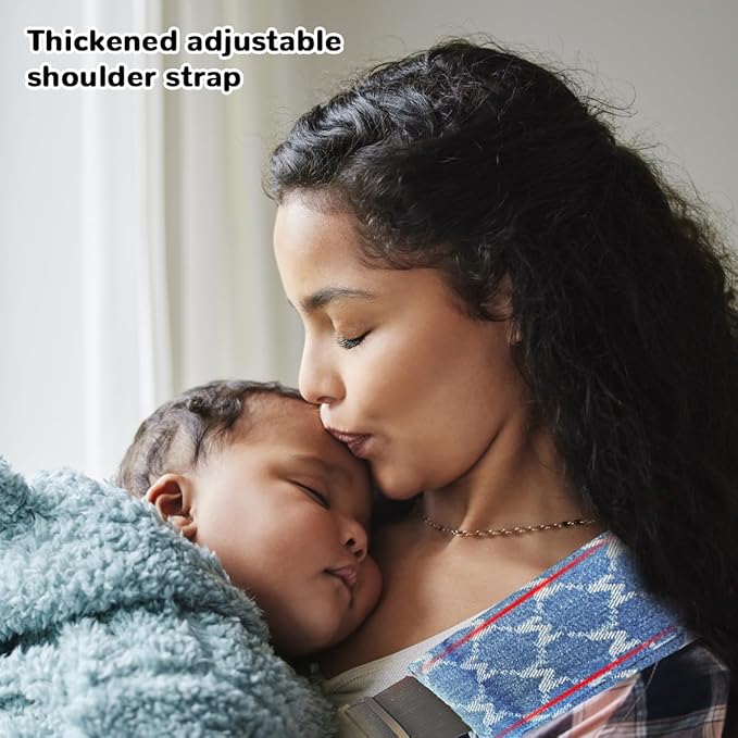 Baby Sling Carrier Adjustable Baby Sling 2025 Upgraded Toddler Sling Comfortable Baby Wrap Carriers Ergonomic-Designed, Travel Friendly Carrying 10-45 Lbs Blue-CubbioJoy