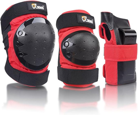 JBM Adult & Kids Knee Pads Elbow Pads and Wrist Guards for Inline Skating, Roller Skating, Skateboarding, Scootering-CubbioJoy