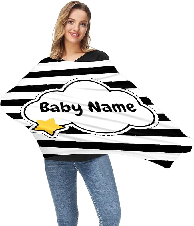 Baby Car Seat Stroller Cover Nursing Cover New Mom Breastfeeding Scarf Soft Stretchy Infant Carrier Cover Car Canopy Coverage-CubbioJoy