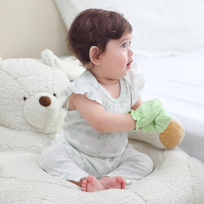 Baby Hats Mittens and Socks Set Cotton Newborn Hat Beanie Soft Infant Girls Boys Caps Gloves 0-6 month-CubbioJoy