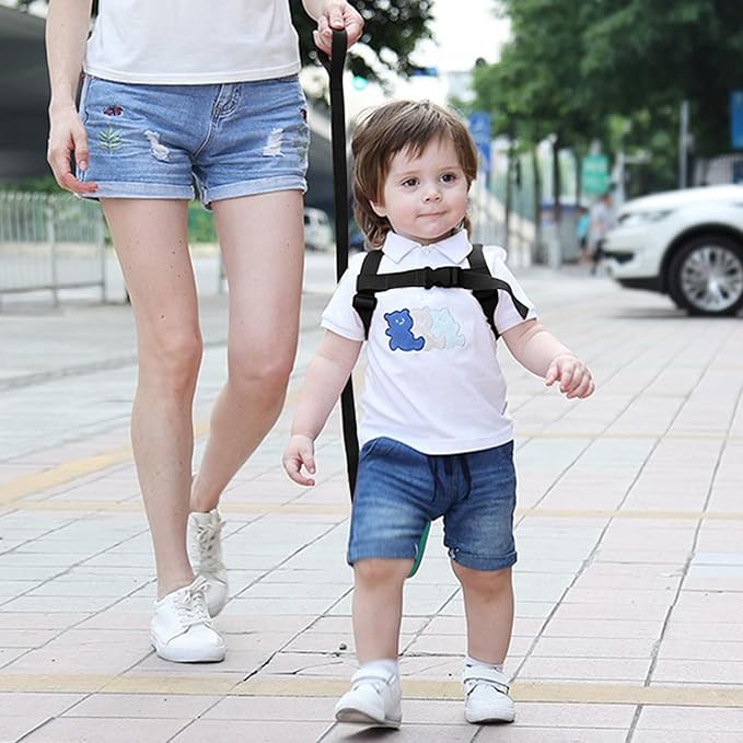 Accmor Toddler Harness Wrist Leash with Anti Lost Wrist Link, Cute Dinosaur Kids Back Pack Child Walking Restraints Holder Straps Belt Tether to Keep Baby Boys Girls Close While Outdoor-CubbioJoy