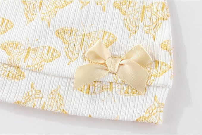 Cute Baby Girl Hats Mittens Set 10-Pack New Born Boy Caps Gloves Suit 0-6 Months Infant Accessories-CubbioJoy