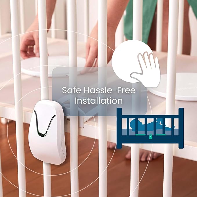 Babysense Video & Breathing Movement Monitor - Video Baby Monitor with Breathing Motion Detection & Alerts Bundle Pack - Video Monitor V24R with Babysense 7 Under-The-Mattress Sleep Monitor-CubbioJoy