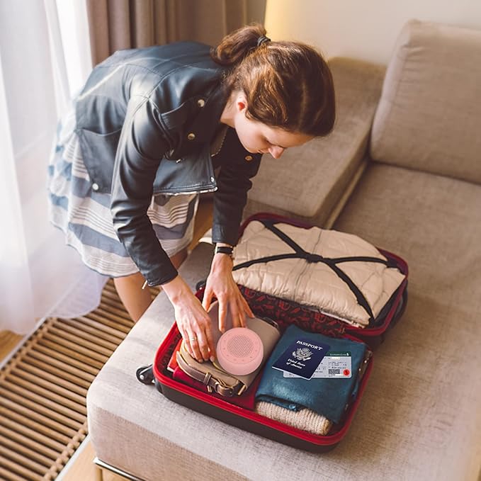 Buffbee Sound Machine & Alarm Clock 2-in-1-0-100% Display Dimmer, Under Light, Sleep Timer, Precise 30-Level Volume Control White Noise Machine-CubbioJoy