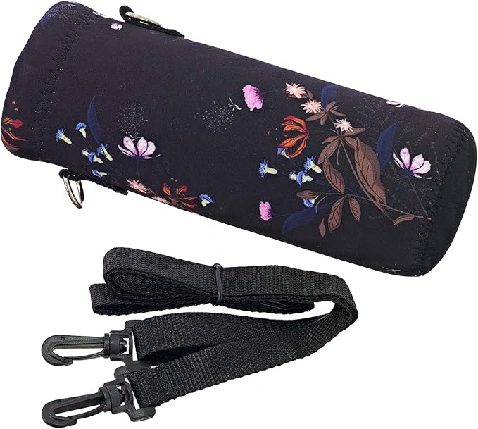 AUPET Water Bottle Sling Bag Carrier Crossbody Sleeve,Insulated Neoprene Bottle Case Holder Pouch Cover 500ML/17oz with Shoulder Strap for Walking Women Men-CubbioJoy