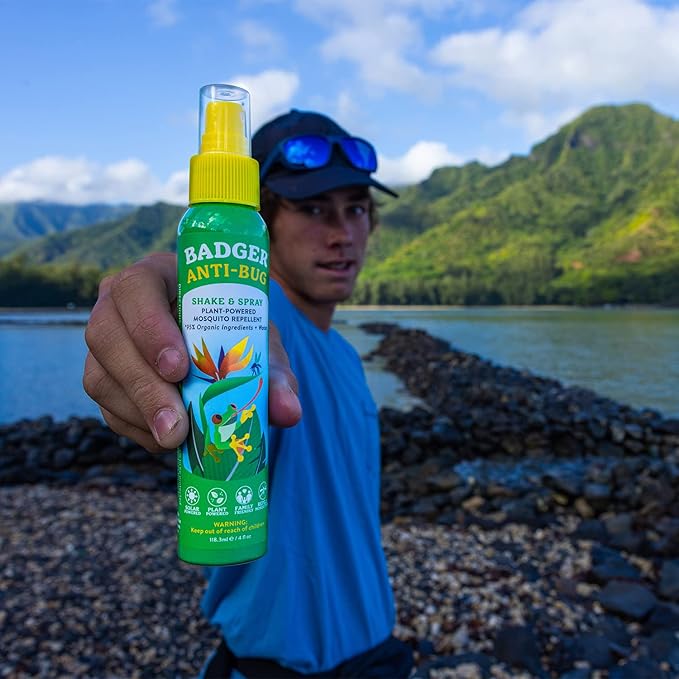 Badger Bug Repellent, Easy to Use Travel Stick, DEET-Free Mosquito Repellent & Insect Protection, Certified Organic Essential Oil Balm-CubbioJoy