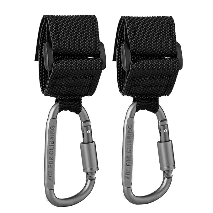 Baby Stroller Hook, Clip or Hang a Diaper Bag to Your Pram or Buggy, 2 Pieces-CubbioJoy