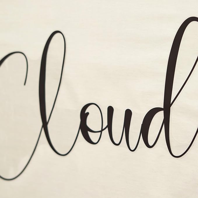 Bride On Cloud Nine Decal - Bride Shower Party Decorations, Wedding Engagement Bride-to-Be Bachelorette Party Supplies, Balloon Arch Background Wall Decor Cloud Sign Decal(Cloud Nine Decal)-CubbioJoy