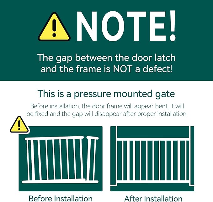 Babelio Auto Close Baby Gate with Small Cat Door, 29-43" Metal Cat Gate for Doorway, Stairs, House, Easy Walk Thru Dog Gate with pet Door, Includes 4 Wall Cups and 3 Extension Pieces, Gray-CubbioJoy