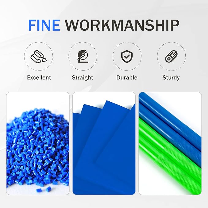 5A Nylon Drumsticks for Kids Adults: Light Durable Drum Sticks Blue Green with Anti-Slip Handles for Electronic Drums Exercise Percussion Accessories (2 Pairs)-CubbioJoy