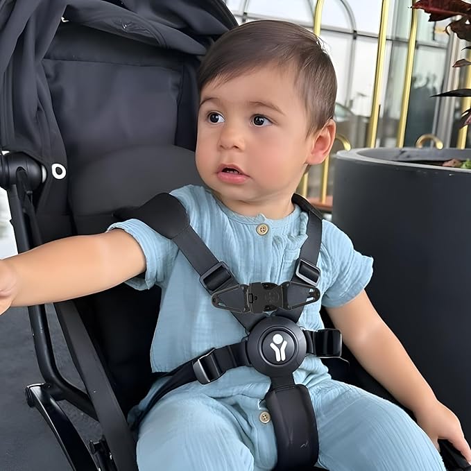 Anti Escape Safety Clip Baby Harness Chest Clips, Chest Strap Lock Prevent Children/Kids(Under 1.5 Years Old) Taking Their Arms Out of High Chairs/Strollers/Reins(2 Pack)-CubbioJoy