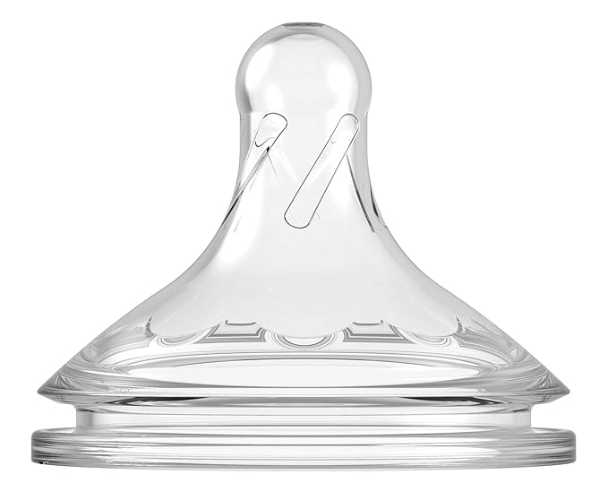 Dr. Brown's Natural Flow Anti-Colic Options+ Wide-Neck Baby Bottles 5 oz/150 mL,with Level 1 Slow Flow Nipple, Pink 4 Pack, 0m+-CubbioJoy