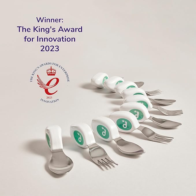 doddl 6-piece Spoon and Fork Set (3 Pairs) - Learn to use Toddler Silverware in Minutes, Toddler Utensils 1 year old & up, Baby Led Weaning Supplies-CubbioJoy