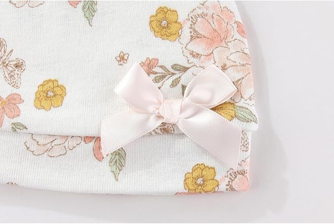 Cute Baby Girl Hats Mittens Set 10-Pack New Born Boy Caps Gloves Suit 0-6 Months Infant Accessories-CubbioJoy