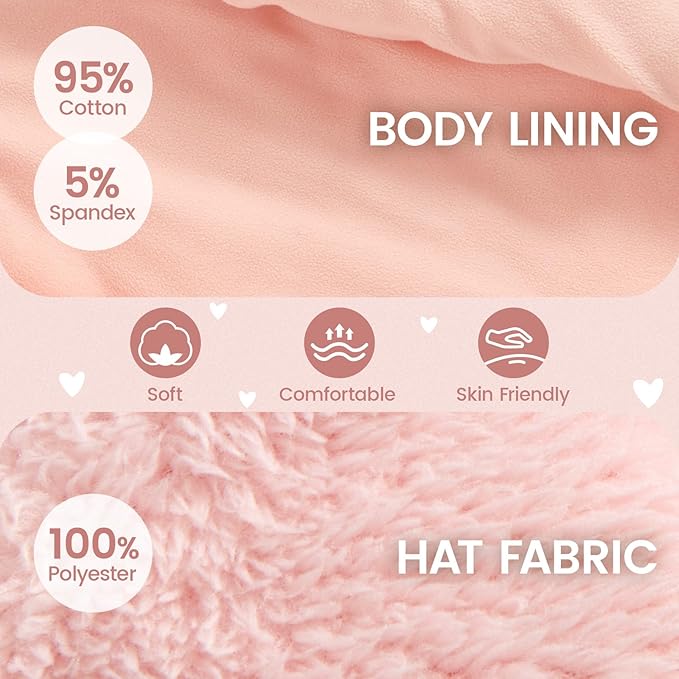 JiAmy Baby Snowsuit Newborn Winter Clothes Coat Romper Windproof Fleece Hat Zipper Baby Bear Outfit-CubbioJoy