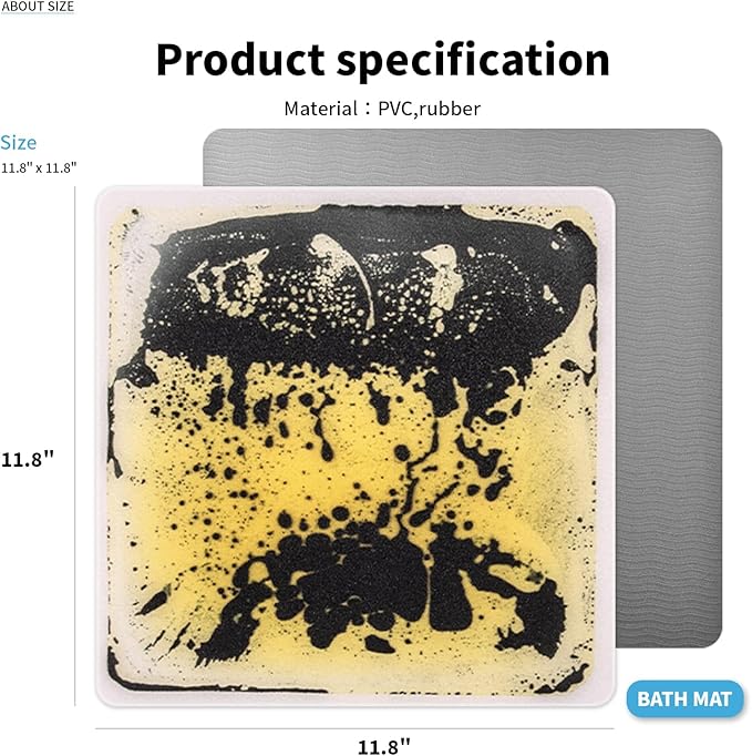 Art3d Liquid Fusion Activity Play Mat for Kids, Pack of 9 Tiles 12" X 12", Multi-Color, Round Corner-CubbioJoy