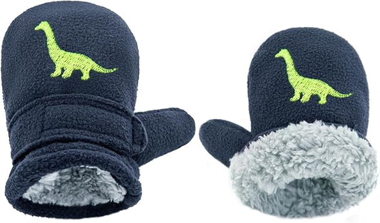 BAVST Baby Toddler Winter Mittens Girls Warm Fleece Lined Gloves Kids Sherpa Lined Mittens for Boys-CubbioJoy