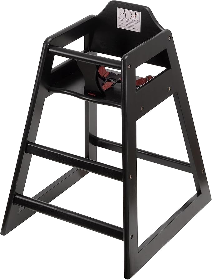 Baby Highchairs, Durable Dining Feeding Chair with Steps, High Chairs for Babies and Toddlers, Seating Ready-to-Assemble Restaurant Wood High Chair, Wooden High Chair (Highchair/Booster/Chair)-CubbioJoy